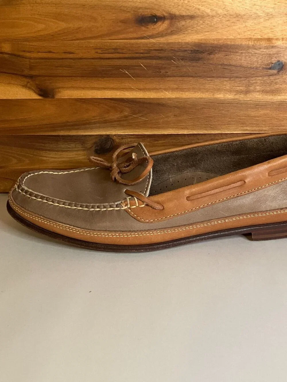 Vintage Cole Haan Country Men's 10M Boat Shoe Loafers Leather Made in Brazil 59